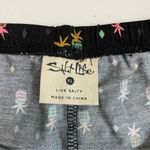 Salt Life  Shorts PJ Pajama Lounge Lightweight Soft Slinky Pineapples Black Photo 1