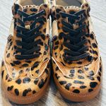 Dolce Vita Notice Stitch Genuine Calf Hair Sneakers Dark Leopard, NWOT Brown Size 12 Photo 6