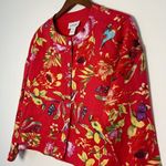 Peck & Peck  Vintage 100% linen tropical blazer size S Photo 2