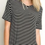 Brandy Melville Black And White Striped T Shirt Dress Photo 0