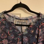 Jason Maxwell  Women's Blouse Top Floral
3/4 Sleeve Cotton Blend Size L Photo 6