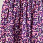 Moda International Size 2 Purple Micro Floral Sleeveless Mini Dress Boho Spring Photo 4