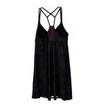 Athleta  Printed Coastline Black Strap Shelf Bra Swim Dress Small Summer Beach‎ Photo 2