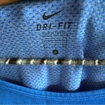 Nike  Dri-Fit Royal Blue White Women's Long Sleeve Top Small Photo 1