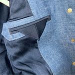 Tory Burch  Raw Denim Blazer Photo 7