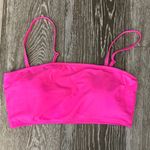 SheIn Swimwear Sz L Bright Pink Bikini Top Adorable!! Photo 0