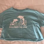 Etsy Dolphin blue crop top   Photo 0