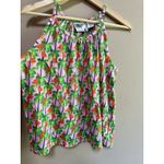 Bouffants & Broken Hearts 100% Linen Pink Flamingos Summer Tank Top Size L Size L Photo 1