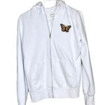 Reflex Butterflies Zip up Hoodie White Size L Casual Street Wear Size L Photo 0