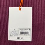 Knox Rose Ribbed Knit Loose fit Long sleeve Tops Dark Purple Large Photo 4