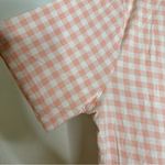 Posh Peanut Women’s‎ XL Pink White Checkered Short Sleeve Top CP Photo 3