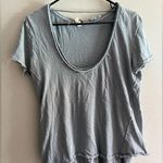 We The Free Free people  grey oversized relaxed shirt size medium. Photo 0