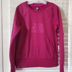 The North Face M Pink Crew Neck Sweatshirt Photo 0
