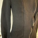 . Zip Up Black Cardigan XL Photo 3