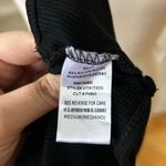 The Vintage Shop Black Rib Stretch Sleeveless Rhinestone Dangle Crop Top Western Glam Photo 5