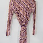 Free People NEW Womens Phoebe Printed Wrap Maxi Dress Extra Small Costal Cowgirl Photo 6