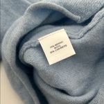 Michelle Mason Elegant Sky Blue V-Neck Sweater for Women Photo 5