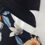 Cupshe New Women’s  1pc Floral Swimsuit Black Size Medium Photo 5