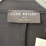 Lane Bryant  Fitted Long-Sleeve Surplice Collar faux wrap Crop top size 12 NWT Photo 2