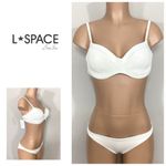 l*space L* cream Marley bikini set. M/DD-top. Retails $196 Photo 5