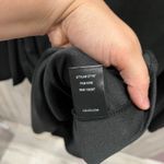 Lulus  Romantic Intention Black Pearl Bell Sleeve Skater Dress Size Medium Photo 4