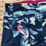 Avia  Blue, Pink & Green  Floral Women's Athletic Bike Shorts Size L (12/14) Photo 3