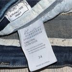 Kancan Kurvy Dark Blue Denim Shorts Jean cut off Size 34 Photo 2