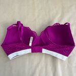 Victoria's Secret 🌸 Victoria’s Secret Lace Bralette – Wireless – Hot Pink – Size 36D 🌸 Photo 1