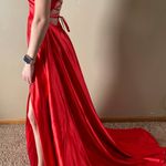 Red Prom Dress Size 0 Photo 2