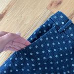 J.Crew Polka Dot Denim Skirt Size 00 Photo 2
