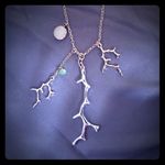 A New Day Mixed Metal Branch Tree necklace NWT Photo 1