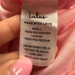 Lulus NWOT  Women's Special Poise Pink Tulle Sleeveless Tiered Mini Dress M Photo 8