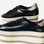 Call it spring  ( by ALDO) BNWOT Black Platform Sneakers with Glitter Accents Photo 0