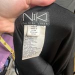 Asymmetrical Ruffle Flirty Black Dress / Vintage, y2k 8 Photo 3