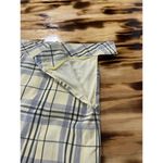 ep pro  Women Size 8 Yellow Gray Plaid Rayon Blend Lined Skort Sexy Party College Photo 8