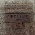 Barefoot Dreams  CozyChic Lite Pink Cable Knit Open Front Shrug Cardigan Size S/M Photo 2