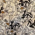 Disney Green Quilted BAMBI Thick Lined Jogger Pants ~ Women's Size LARGE Photo 6