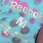 Reebok  Polka Dot Halter Top - Blue and Pink swimsuit top shirt Photo 2
