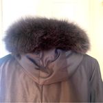 1 Madison  Luxe Long outerwear genuine fox fur hood plus size coat Photo 10