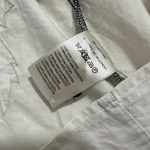 Anthropologie Size Small Black White Floral Embellished Midi Shirt Dress Photo 6