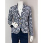 J.Crew Liberty Of London Floral Fabric Schoolboy Blazer Jacket Size 0 Photo 0