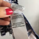 Laundry by Design Navy white Wrap Dress Womens Size XS Knit 3/4 Sleeve C… Photo 4