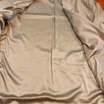 Topshop  Women 10 Beige Tan Button Long Sleeve Lined Jacket Blazer Corporate Core Photo 8