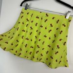Urban Outfitters Mini Skirt Sz Medium Bright Abstract Floral Print Photo 3