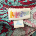 LuLaRoe Dress XL Red Blue Paisley Photo 7