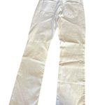 JEN7 Women's Slim Bootcut White Jeans‎ Size 14 Mid Rise Denim inseam 34 Photo 1