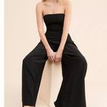 Free People Gilner Farrar Niki Strapless Jumpsuit silk sz M Photo 1