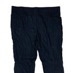 Three Dots  Black Crinkle Pull On Pants XL Wide Leg Boho Textured Lightweight Photo 3