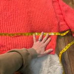 Pilcro ‎ Zamora Sweater Size XL Coral Oversized Knit Womens Anthropologie Cowl Photo 3