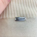 St. John Mock Neck Color Block Wool Sweater Photo 6